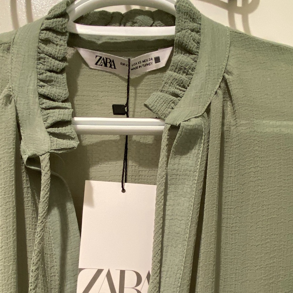 Zara Short Ruffled Dress - Picture 4 of 6